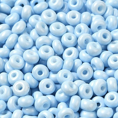 Baking Paint Glass Seed Beads SEED-B001-02A-08-1