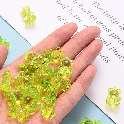 Transparent Acrylic Pendants TACR-S151-01B-729-1