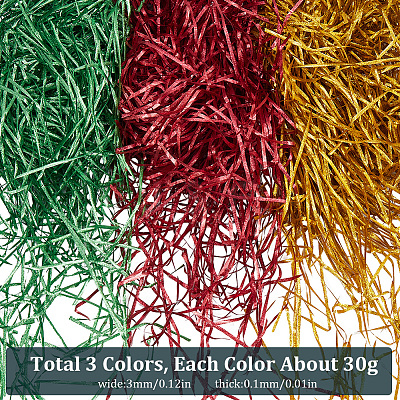 Raffia Crinkle Cut Paper Shred Filler DIY-SP0002-39-1
