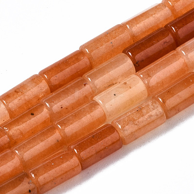 Natural Red Aventurine Beads Strands G-S366-082-1