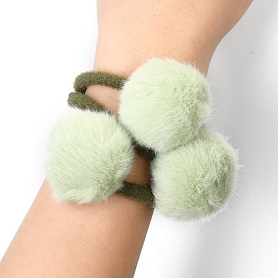 Imitation Wool Girls Hair Accessories OHAR-S190-17B-1