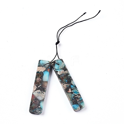 Natural Mixed Gemstone Pendants G-G827-05-1