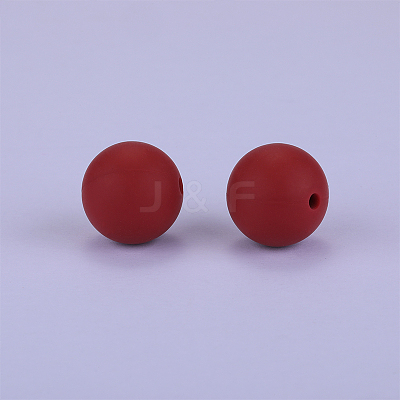 Round Silicone Focal Beads SI-JX0046A-80-1