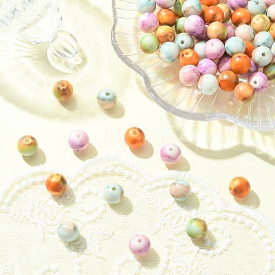 Baking Paint Acrylic Beads MACR-YW0002-69-1