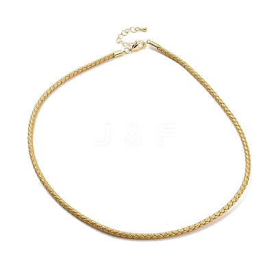 Braided Round Imitation Leather Bracelets Making BJEW-H610-01G-11-1