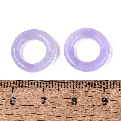 Dyed Natural White Jade Linking Rings G-Q601-43A-1
