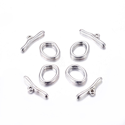 Alloy Toggle Clasps PALLOY-G014-AS-NF-1