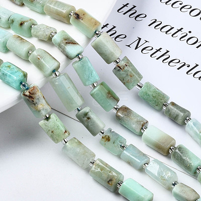 Natural Chrysoprase Beads Strands G-S376-013-1