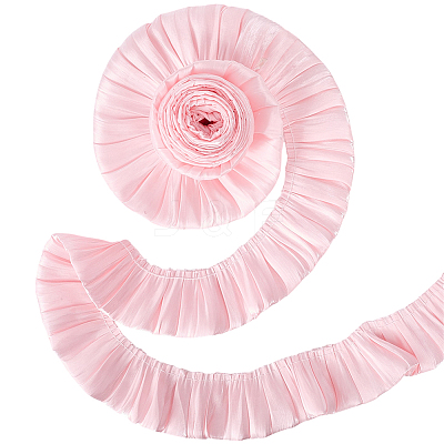 5M Double Layer Polyester Pleated Lace Ribbon OCOR-CY0001-41C-1