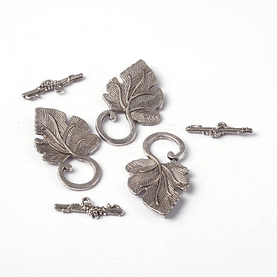 Alloy Toggle Clasps X-PALLOY-A20005-AS-LF-1