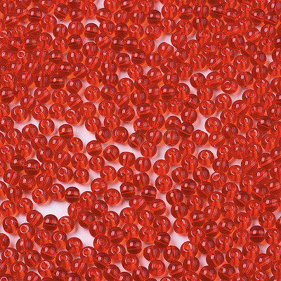 6/0 Transparent Glass Seed Beads SEED-S040-09A-08-1