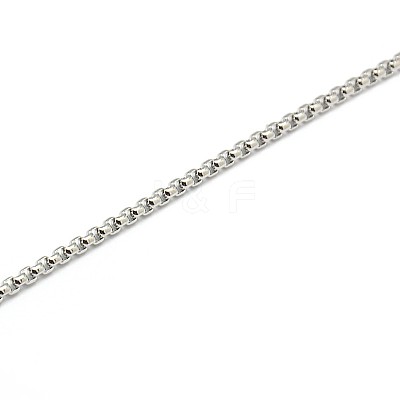 Non-Tarnish 304 Stainless Steel Venetian Chain Necklace MAK-G004-06P-1