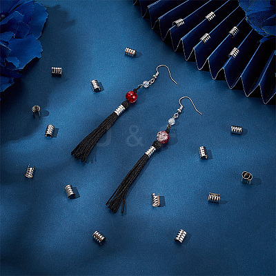 200Pcs Iron Folding Crimp Ends IFIN-GA0001-50A-1