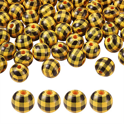 Natural Wooden Beads WOOD-TAC0010-05M-1
