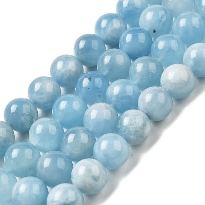 Natural Aquamarine Beads Strands G-I349-A01-01G-01-1