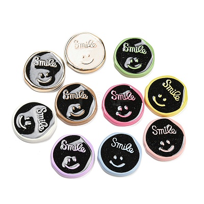 Opaque Resin Cabochons RESI-D003-07-1