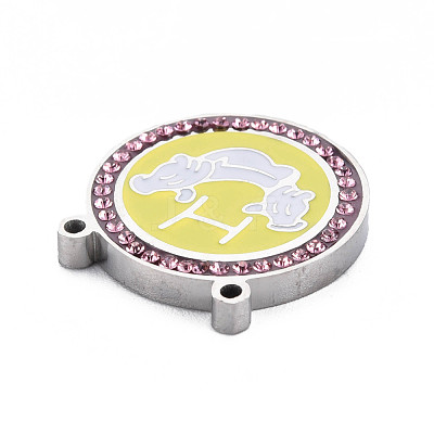 304 Stainless Steel Pendants STAS-N095-43D-1