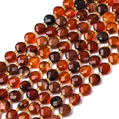Natural Carnelian Beads Strands G-K389-B43-01-1