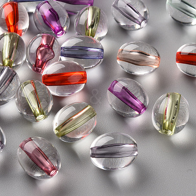 Transparent Acrylic Beads TACR-S154-05A-1