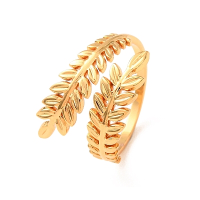 304 Stainless Steel Cuff Open Rings for Women SA-CBA4160-31G-1