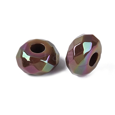 Opaque Acrylic European Beads OACR-E033-23C-1