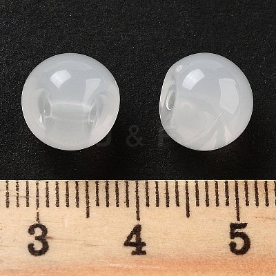 Acrylic Beads X-OACR-U005-08C-1