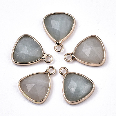 Natural Flower Amazonite Charms G-N326-48D-1