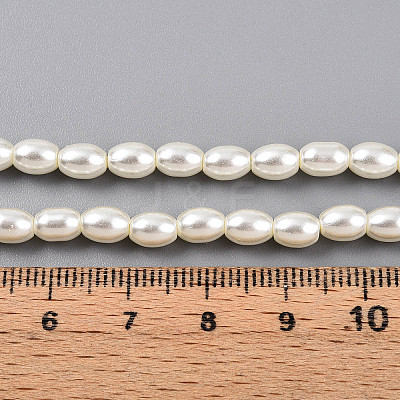 Baking Paint Pearlized Glass Pearl Bead Strands HY-T002-01C-02-1