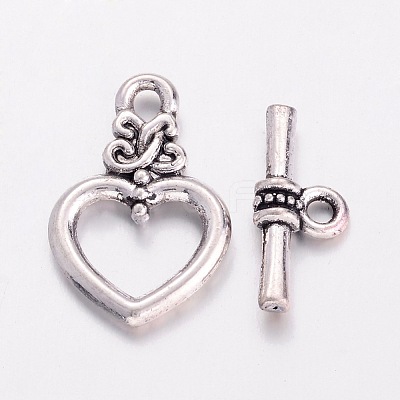 Alloy Toggle Clasps X-EA9137Y-NF-1
