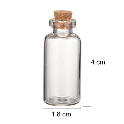 Glass Jar Bead Containers CON-Q009-1