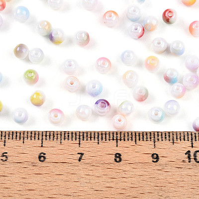Baking Paint Glass Seed Beads SEED-N007-02A-1