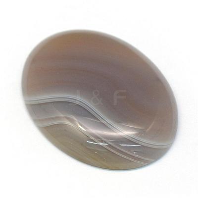 Oval Dyed Natural Striped Agate/Banded Agate Cabochons G-R349-30x40-12-1