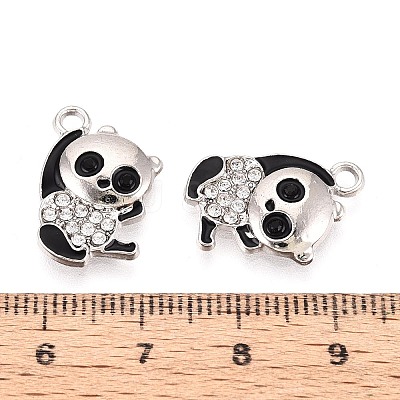 Alloy & Enamel & Crystal Rhinestone Pendants PALLOY-T095-12P-1