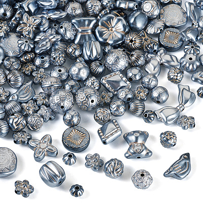 100G Pearlized Opaque Acrylic Beads OACR-TA0004-40-1