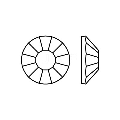 Preciosa® Crystal Hotfix Flatback Stones Y-PRC-HSS8-00030-251-1