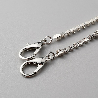 Alloy Rhinestone Shoe Chains FIND-WH0416-59A-1