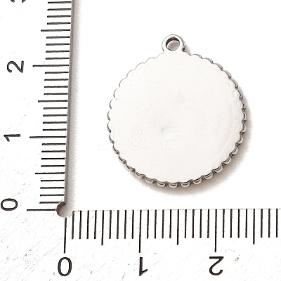 304 Stainless Steel Enamel Pendants SA-CBA46B2-03P-1