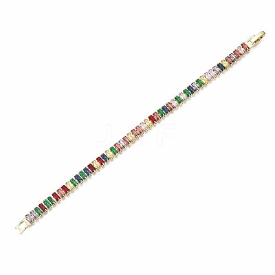 Cubic Zirconia Classic Tennis Bracelet X-ZIRC-S067-073I-NF-1