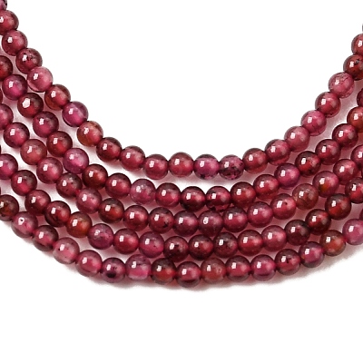 Natural Garnet Beads Strands G-N0213-04-2mm-1