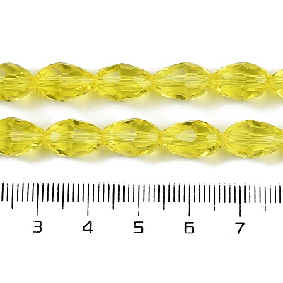 Transparent Glass Beads Strands EGLA-N013-T8mm-D26-1
