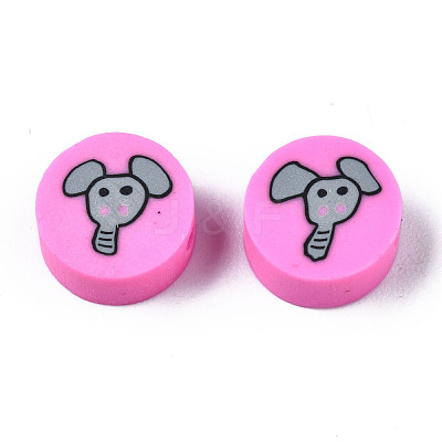Handmade Polymer Clay Beads CLAY-N008-036H-1