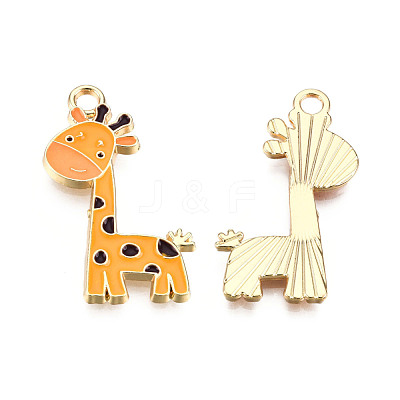 Alloy Enamel Pendants ENAM-N048-002A-1