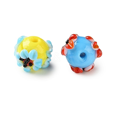 Handmade Lampwork Beads LAMP-F047-02-1