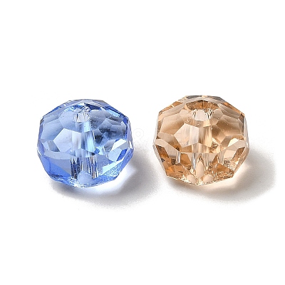 Transparent K9 Glass Beads GLAA-E048-02-1