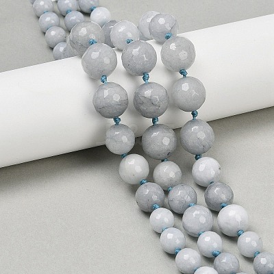 Natural White Jade Beads Strands G-Z105-A01-01B-1