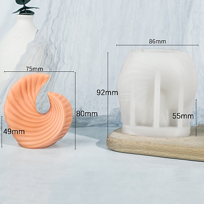Seashore Candle DIY Food Grade Silicone Mold PW-WG77721-01-1