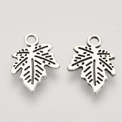 Autumn Theme Tibetan Style Alloy Pendants LS-TIBEP-T009-16AS-RS-1