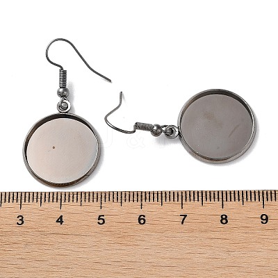 Rack Plating Iron Earring Hooks EJEW-D091-01E-B-1