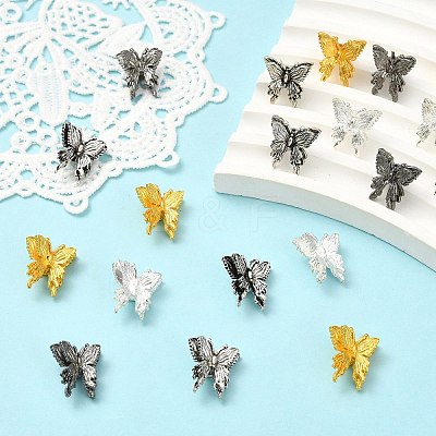 40Pcs 4 Colors Alloy Beads FIND-CJ0005-32-1
