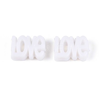Opaque Acrylic European Beads SACR-Q190-22K-1